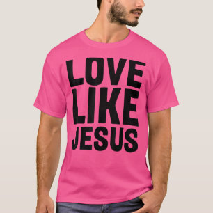 Camiseta Deus Religioso Amor Gráfico Cristão Como Jesus