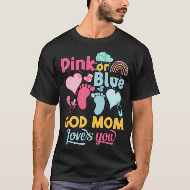 Camiseta Deus Rosa Ou Azul Que A Mãe Te Ama. (Frente)