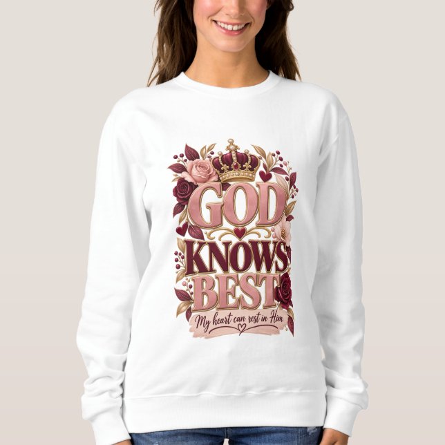 Camiseta Deus sabe o melhor (Frente)