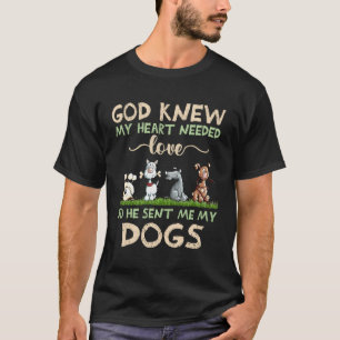 Camiseta Deus Sabia Que Ele Precisava De Amor Então Me Envi