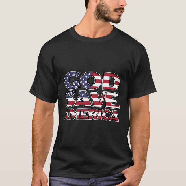 Camiseta Deus Salve a América (Frente)