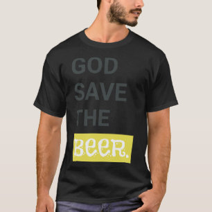 Camiseta Deus Salve a Cerveja Engraçada Presente