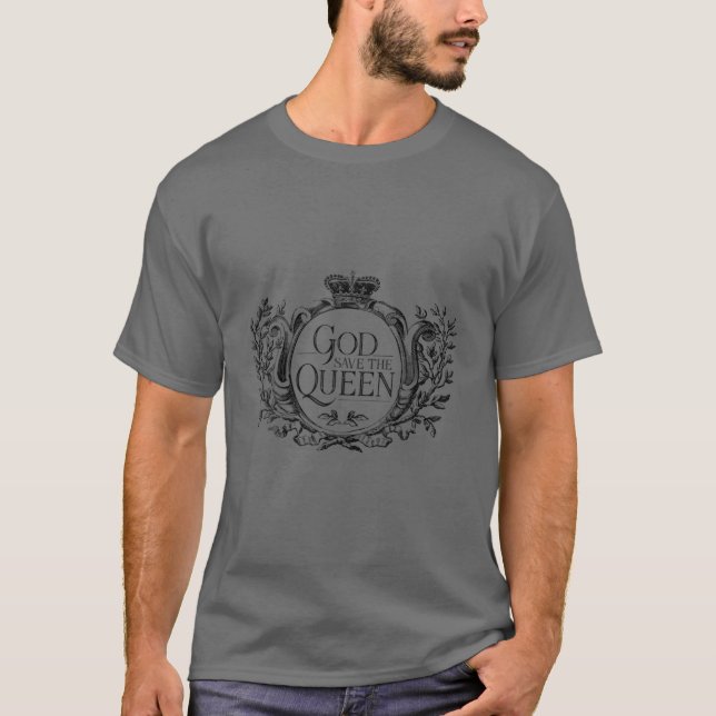 Camiseta Deus Salve A Rainha Da Inglaterra (Frente)