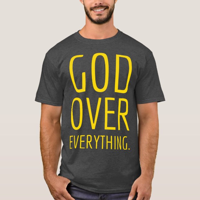 Camiseta Deus Sobre Tudo 2 (Frente)
