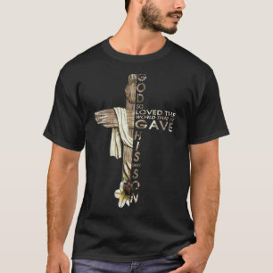 Camiseta Deus Tão Amado O Cristo Mundial John 316 Verso Bíb