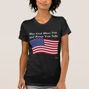 Camiseta Deus te abençoe e te mantenha seguro