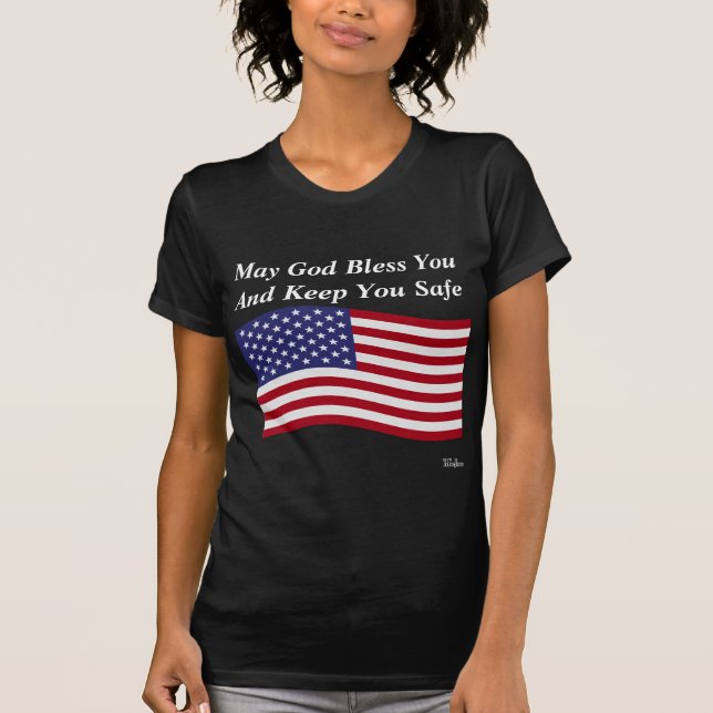 Camiseta Deus te abençoe e te mantenha seguro (Frente)