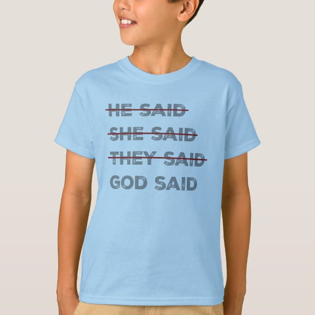 Camiseta Deus tem a palavra final (Frente)