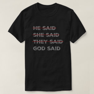 Camiseta Deus tem a palavra final