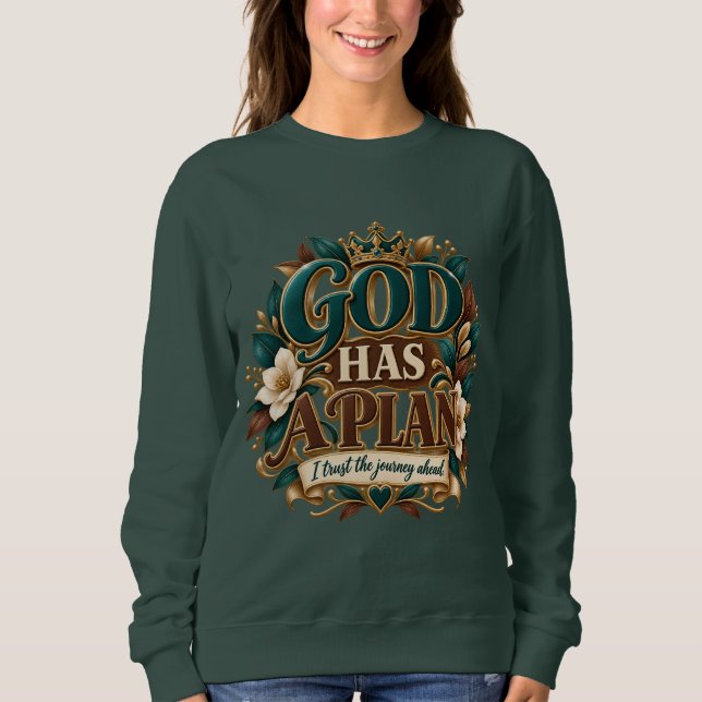 Camiseta Deus Tem Um Plano (Frente)