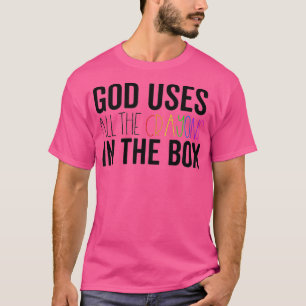 Camiseta Deus Usa Todos Os Camarões No Bo Jesus Em