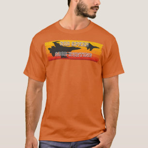 Camiseta Deus Velocidade, Boa Caça, Jato Miltário