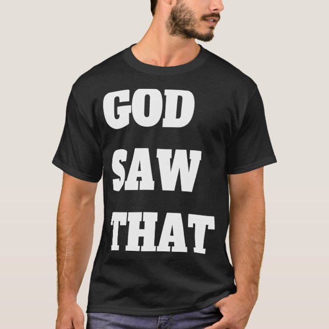 Camiseta Deus viu isso (Frente)