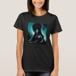 Camiseta Deusa abstrato da Escuridão