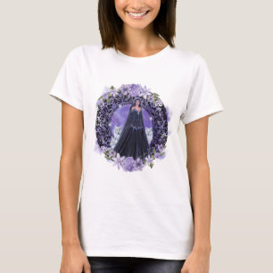 Camiseta Deusa com lobos por Renee Lavoie
