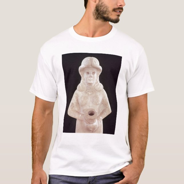 Camiseta Deusa da fertilidade, de Mari, Euphrates médio (Frente)