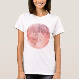 Camiseta Deusa da Lua Arte Celestial – Energia Feminina Sua