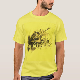 Camiseta Deusa da Rebelião - Retrato Negrito Tinta-EsplasAr
