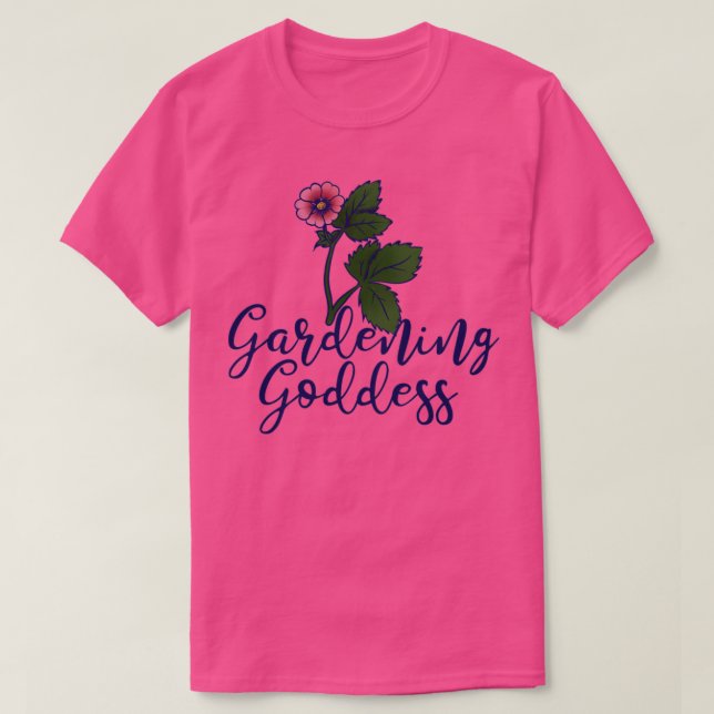 Camiseta Deusa de Jardinagem (Frente do Design)
