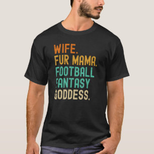 Camiseta Deusa do Futebol Fantasia Esposa Mãe do Pelo Cacho