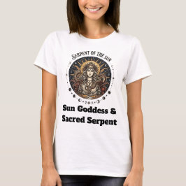Camiseta Deusa do Sol & Serpente Sagrada