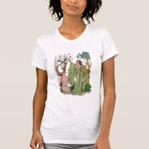 Camiseta Deusa do t-shirt das senhoras do primavera