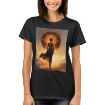 Deusa Eclipse Solar Total Olhando Para O Sol