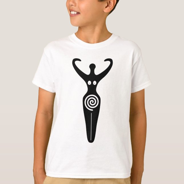 Camiseta Deusa espiral (Frente)