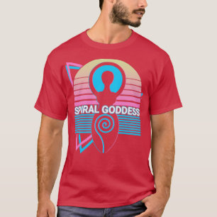 Camiseta Deusa Espiral Pagan Paganismo Wicca Wiccan Retro