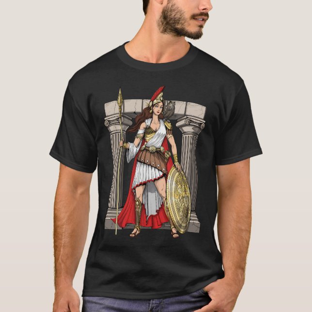 Camiseta Deusa Grega Atena (Frente)