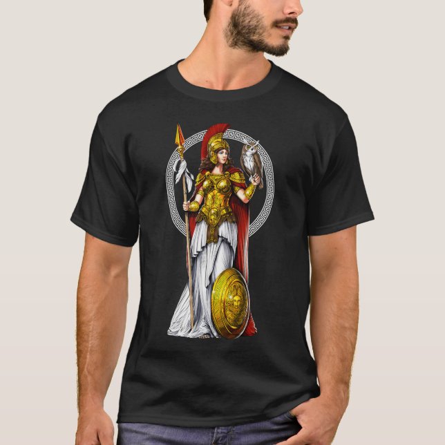 Camiseta Deusa Grega Atena (Frente)