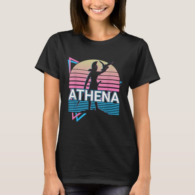 Camiseta Deusa Grega Athena Da Sabedoria E Guerra (Frente)