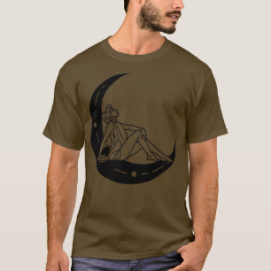 Camiseta Deusa Lunar Wicca Pagan Norse Mythology