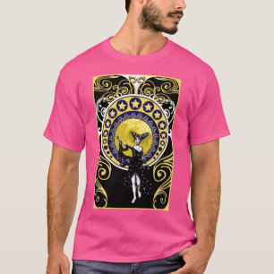 Camiseta Deusa Nyx da Noite de Arte Nouveau