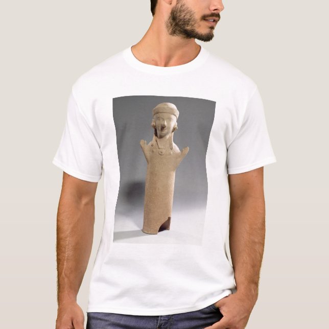 Camiseta Deusa ou worshipper com braços aumentados, (Frente)
