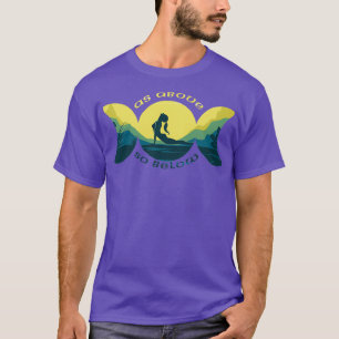 Camiseta Deusa tripla como acima, abaixo do campo clássico