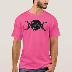 Camiseta Deusa Tripla Lua Witch Wicca