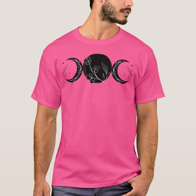 Camiseta Deusa Tripla Lua Witch Wicca (Frente)