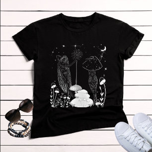 Camiseta Deusas da Lua Celestial do Cogumelo