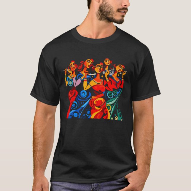 Camiseta Deusas da mitologia grega das musas (Frente)