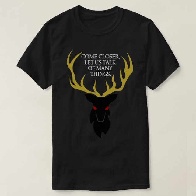 Camiseta Deuses Antigos De Appaláquia O Stag Negro (Frente do Design)