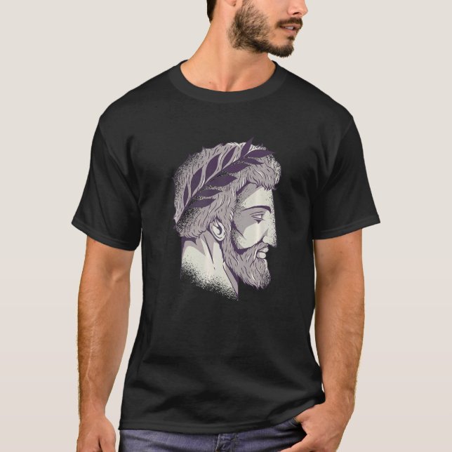 Camiseta Deuses da Grécia Antiga Monte Olimpo Deus Romano (Frente)