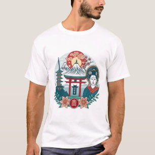 CAMISETA DEUSES E SANTUÁRIOS XINTOÍSTAS