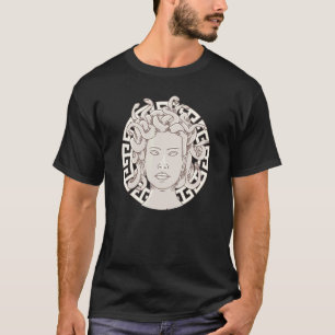 Camiseta Deuses Gregos Acientes Medusa Cabeça Retrato Arte