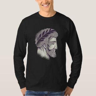 Camiseta Deuses Gregos Antigos Monte Olimpo Cabeça Romana D