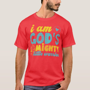 Camiseta Deuses Poderosos Meninos Cristãos Guerreiros
