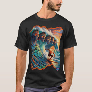 Camiseta Deuses Surfs H2O místicos de Atlantis