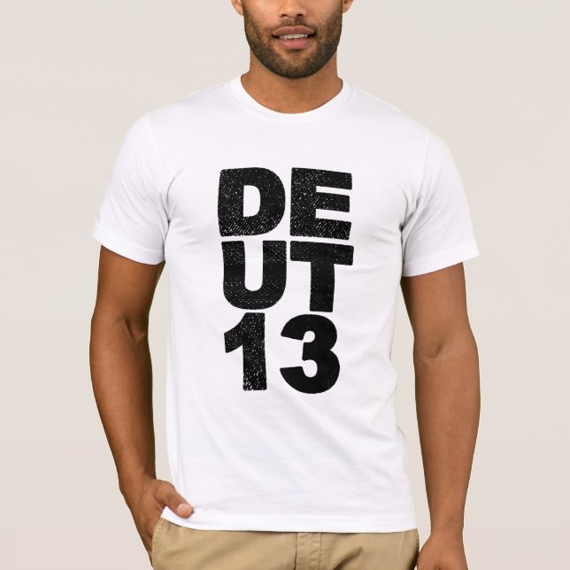 Camiseta DEUT MENS - Nenhum outro deuses contra T-Shirt - B (Frente)