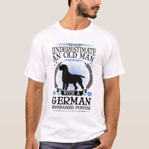 Camiseta Deutsch Drahthaar Alter Mann Wirehaired