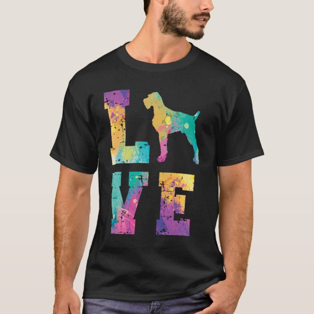 Camiseta Deutsch Drahthaar Love (Frente)